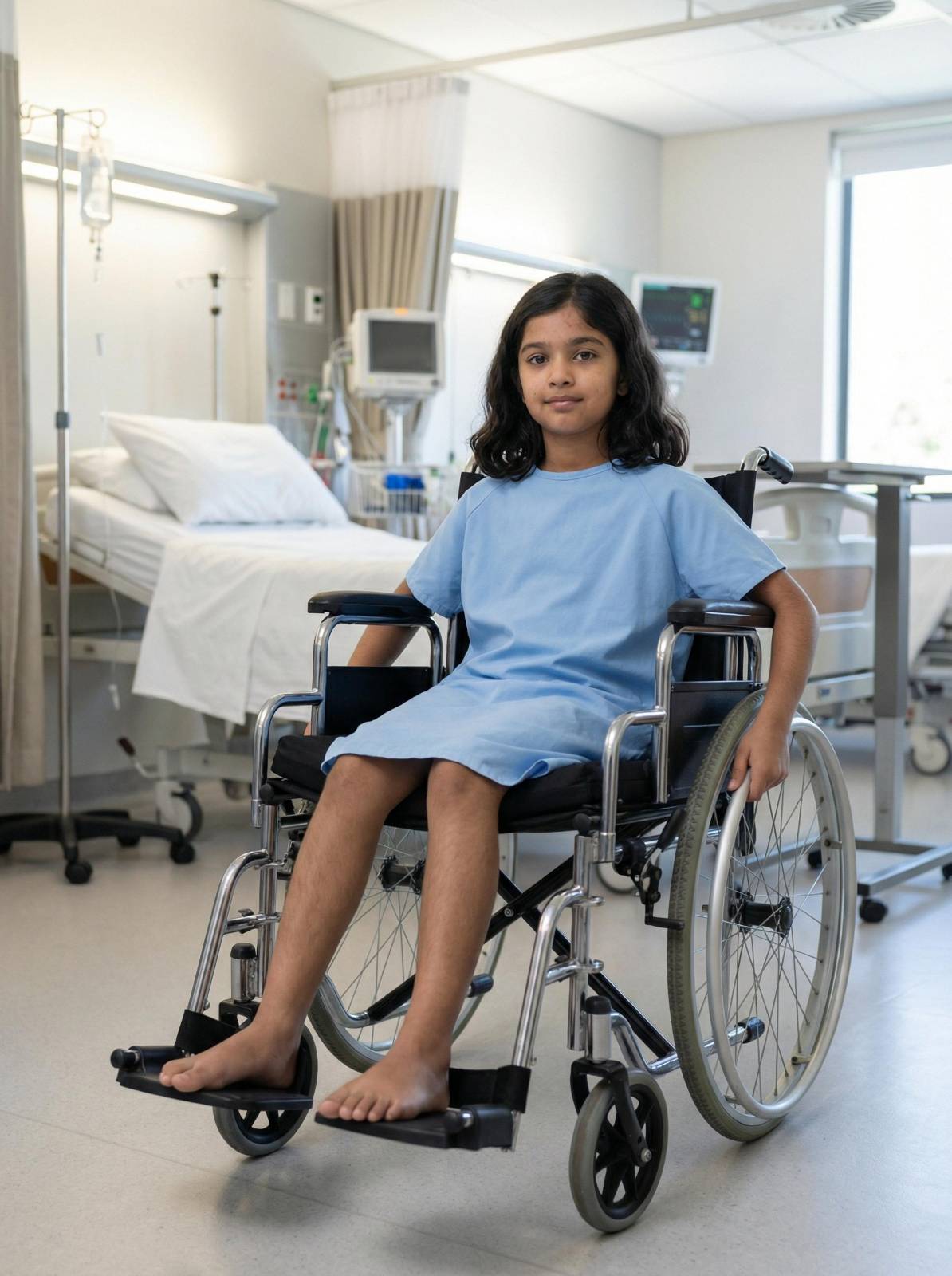 Maya Thompson receiving long-term care support